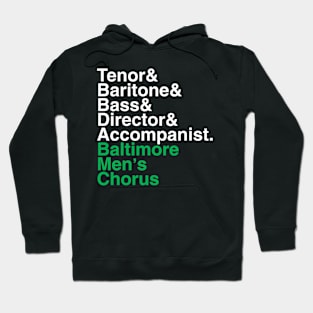 Helvetica Green Hoodie